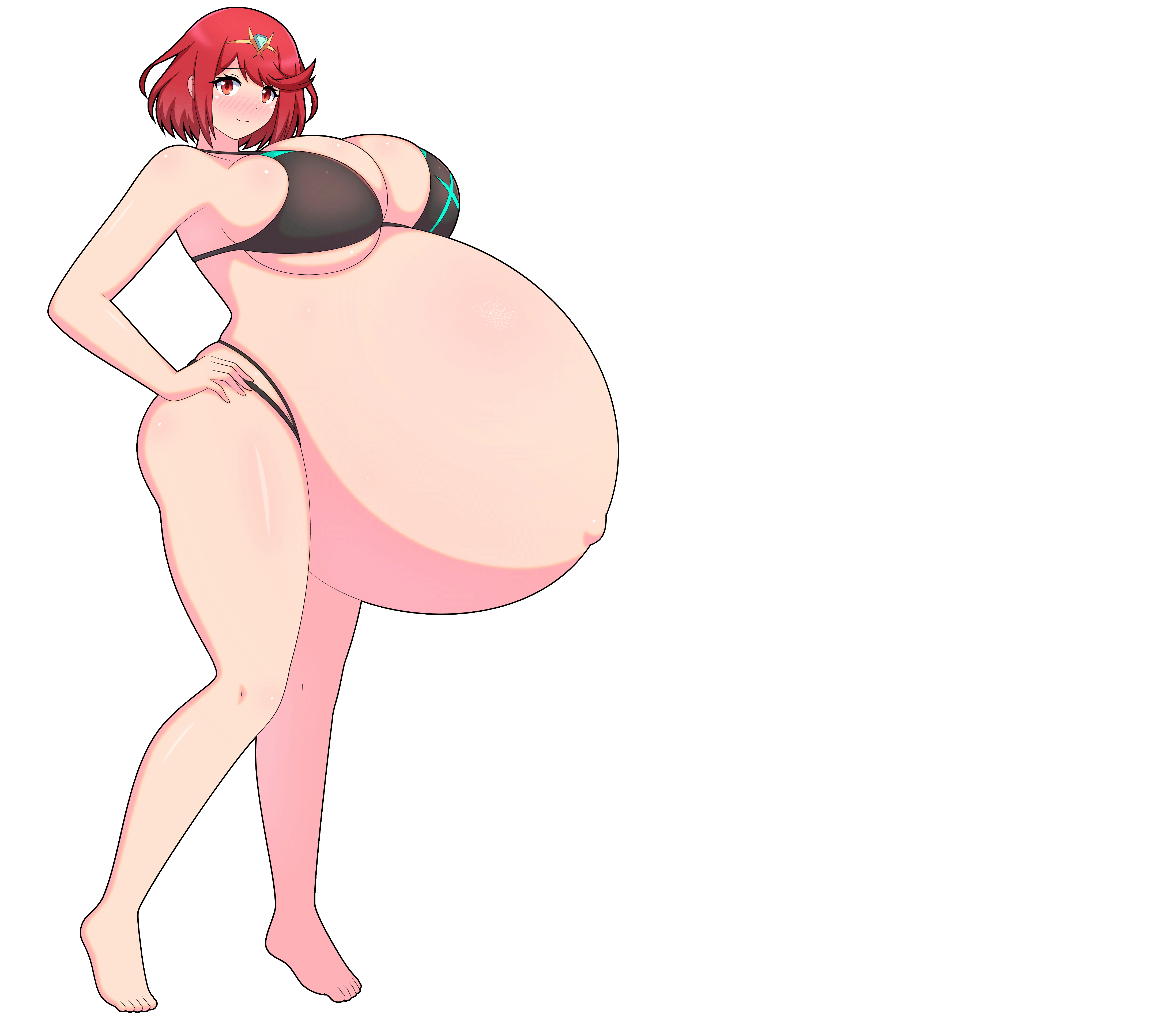 Guren's Cute Round Belly